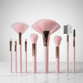 Professional Pink Makeup Brush Set